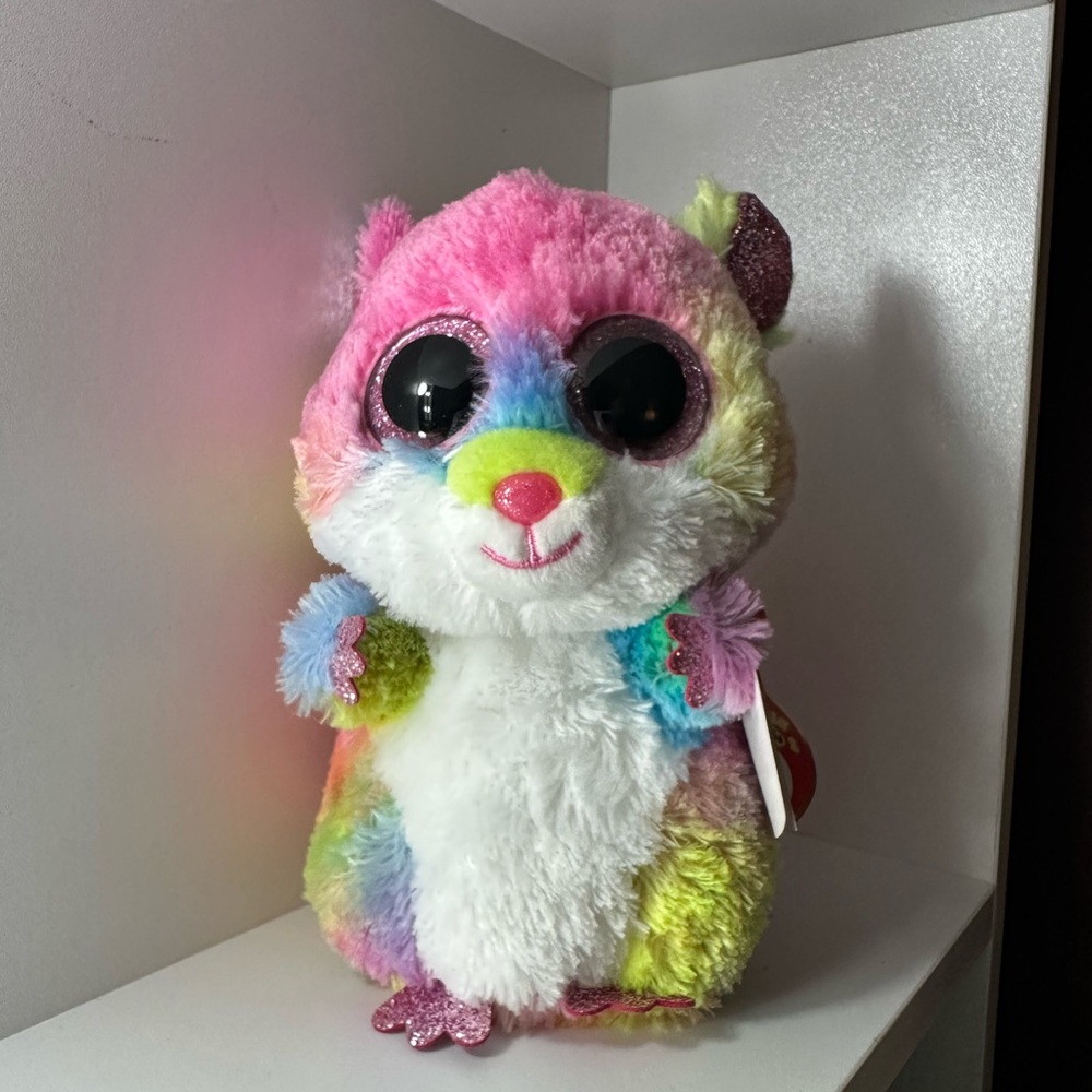 Colorful Plush Hamster beanie boo